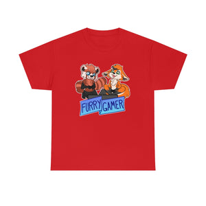 Furry Gamer - T-Shirt T-Shirt Artworktee Red S 