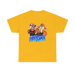Furry Gamer - T-Shirt T-Shirt Artworktee Gold S 