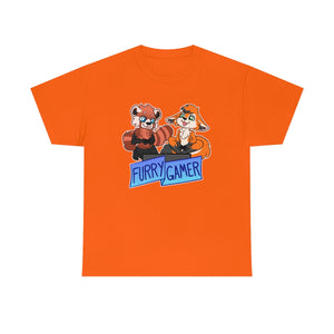 Furry Gamer - T-Shirt T-Shirt Artworktee Orange S 