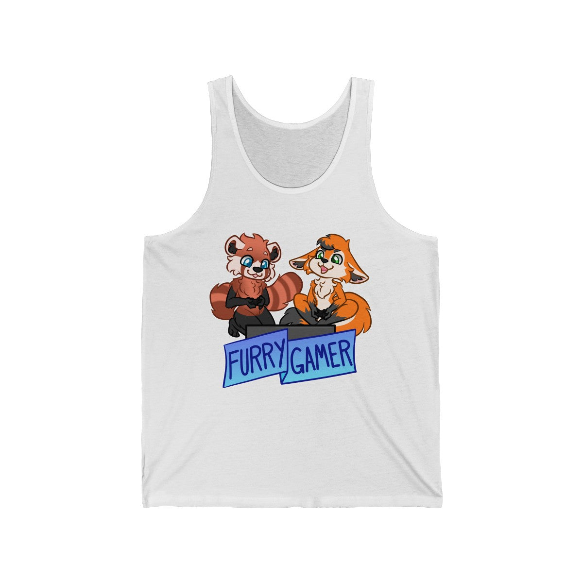 Furry Gamer - Tank Top Tank Top Artworktee White XS 