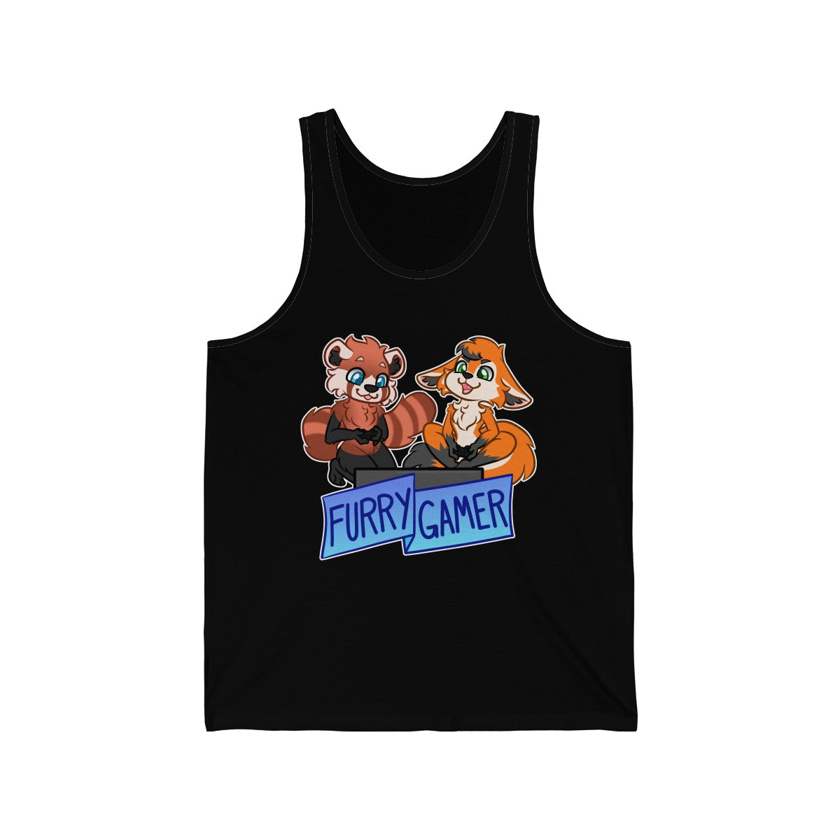 Furry Gamer - Tank Top Tank Top Artworktee Black XS 