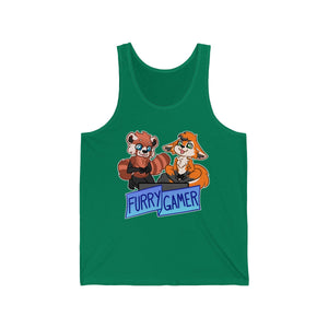 Furry Gamer - Tank Top Tank Top Artworktee Green XS 