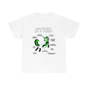 Furry Green - T-Shirt T-Shirt Artworktee White S 