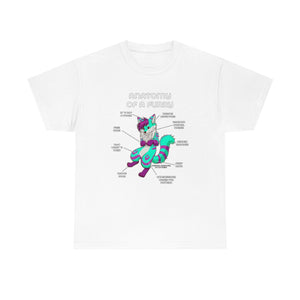 Furry Green and Pink - T-Shirt T-Shirt Artworktee White S 