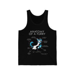 Furry Light Blue - Tank Top Tank Top Artworktee Black XS 