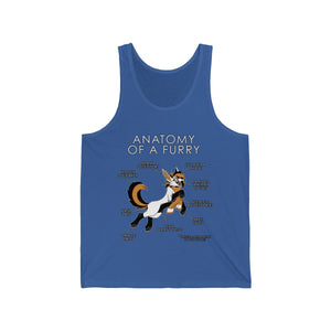 Furry Orange - Tank Top Tank Top Artworktee Royal Blue XS 