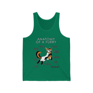 Furry Orange - Tank Top Tank Top Artworktee Green XS 