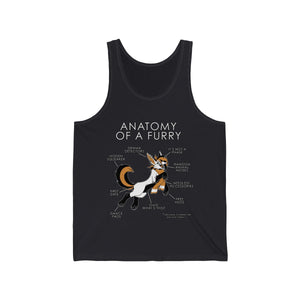 Furry Orange - Tank Top Tank Top Artworktee Dark Grey XS 