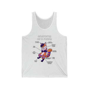 Furry Orange and Blue - Tank Top Tank Top Artworktee White XS 