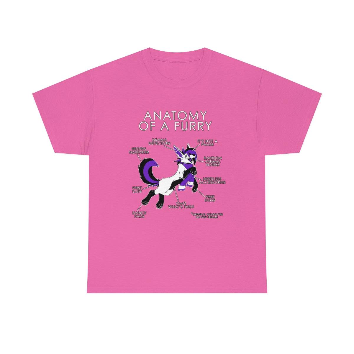 Furry Purple - T-Shirt Artworktee Pink S 