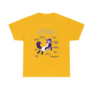 Furry Purple - T-Shirt Artworktee Gold S 