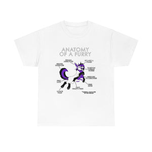 Furry Purple - T-Shirt Artworktee White S 