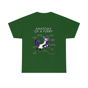 Furry Purple - T-Shirt Artworktee Green S 