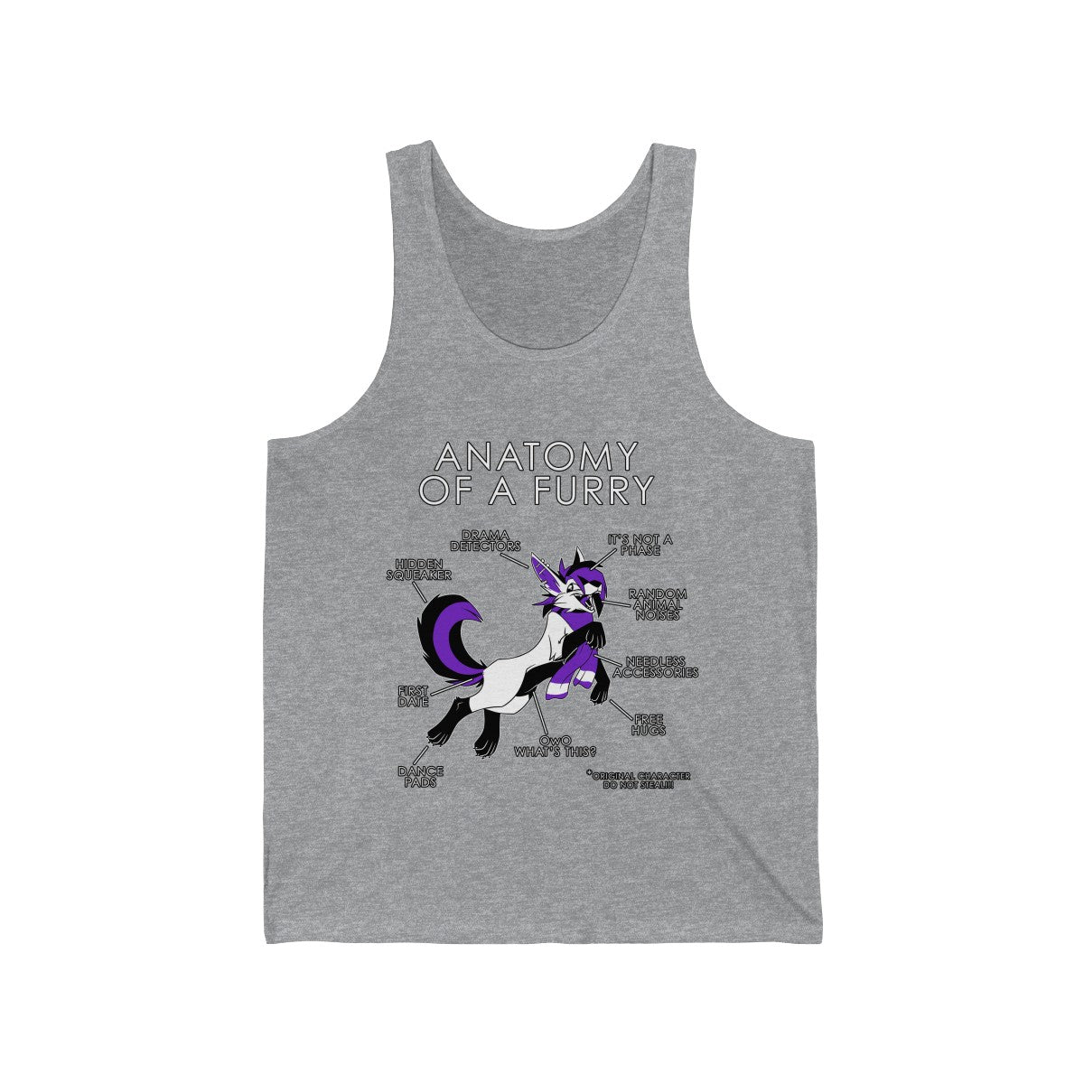 Furry Purple - Tank Top Tank Top Artworktee Heather XS 