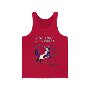 Furry Purple - Tank Top Tank Top Artworktee Red XS 