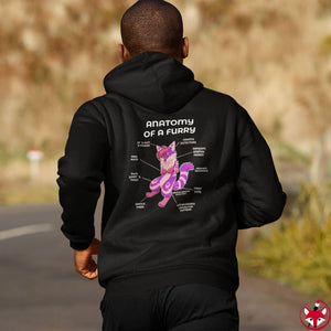 Furry Purple and Pink - Hoodie Hoodie Artworktee 