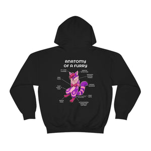 Furry Purple and Pink - Hoodie Hoodie Artworktee Black S 