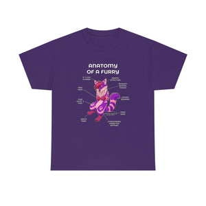 Furry Purple and Pink - T-Shirt T-Shirt Artworktee Purple S 