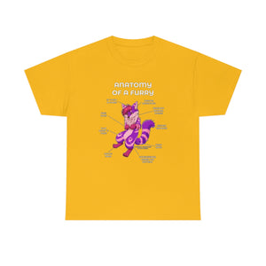 Furry Purple and Pink - T-Shirt T-Shirt Artworktee Gold S 