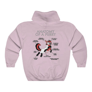 Furry Red - Hoodie Hoodie Artworktee Light Pink S 