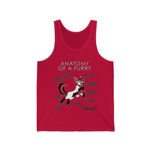 Furry Red - Tank Top Tank Top Artworktee Red XS 