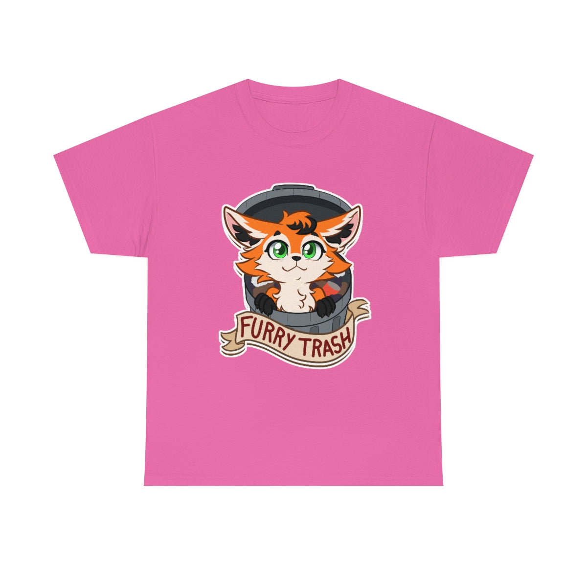 Furry Trash - T-Shirt T-Shirt Artworktee Pink S 