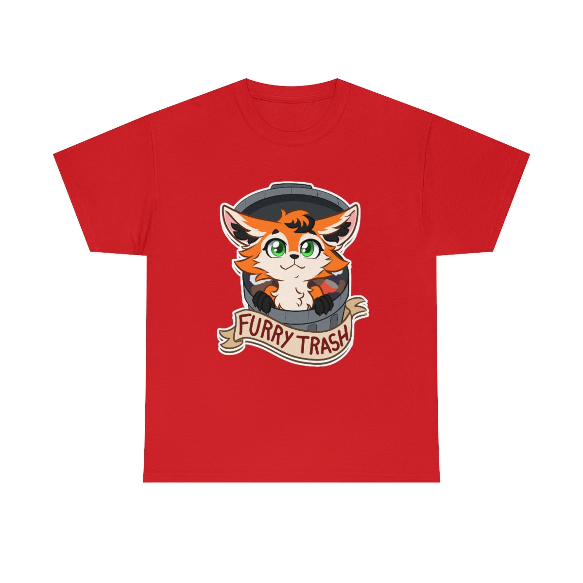 Furry Trash - T-Shirt T-Shirt Artworktee Red S 