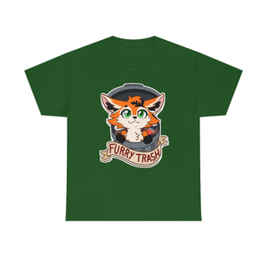 Furry Trash - T-Shirt T-Shirt Artworktee Green S 