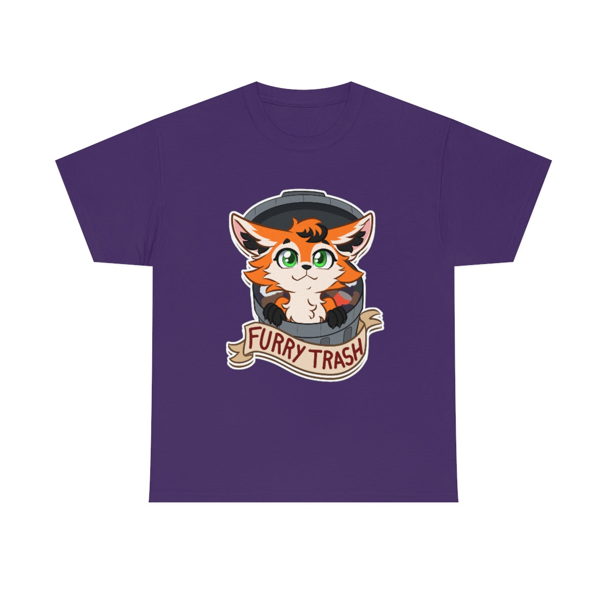 Furry Trash - T-Shirt T-Shirt Artworktee Purple S 