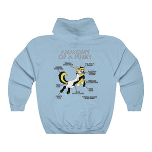 Furry Yellow - Hoodie Hoodie Artworktee Light Blue S 