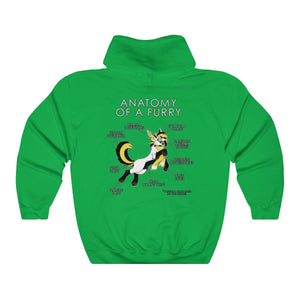 Furry Yellow - Hoodie Hoodie Artworktee Green S 