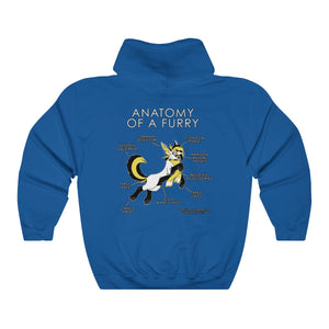 Furry Yellow - Hoodie Hoodie Artworktee Royal Blue S 