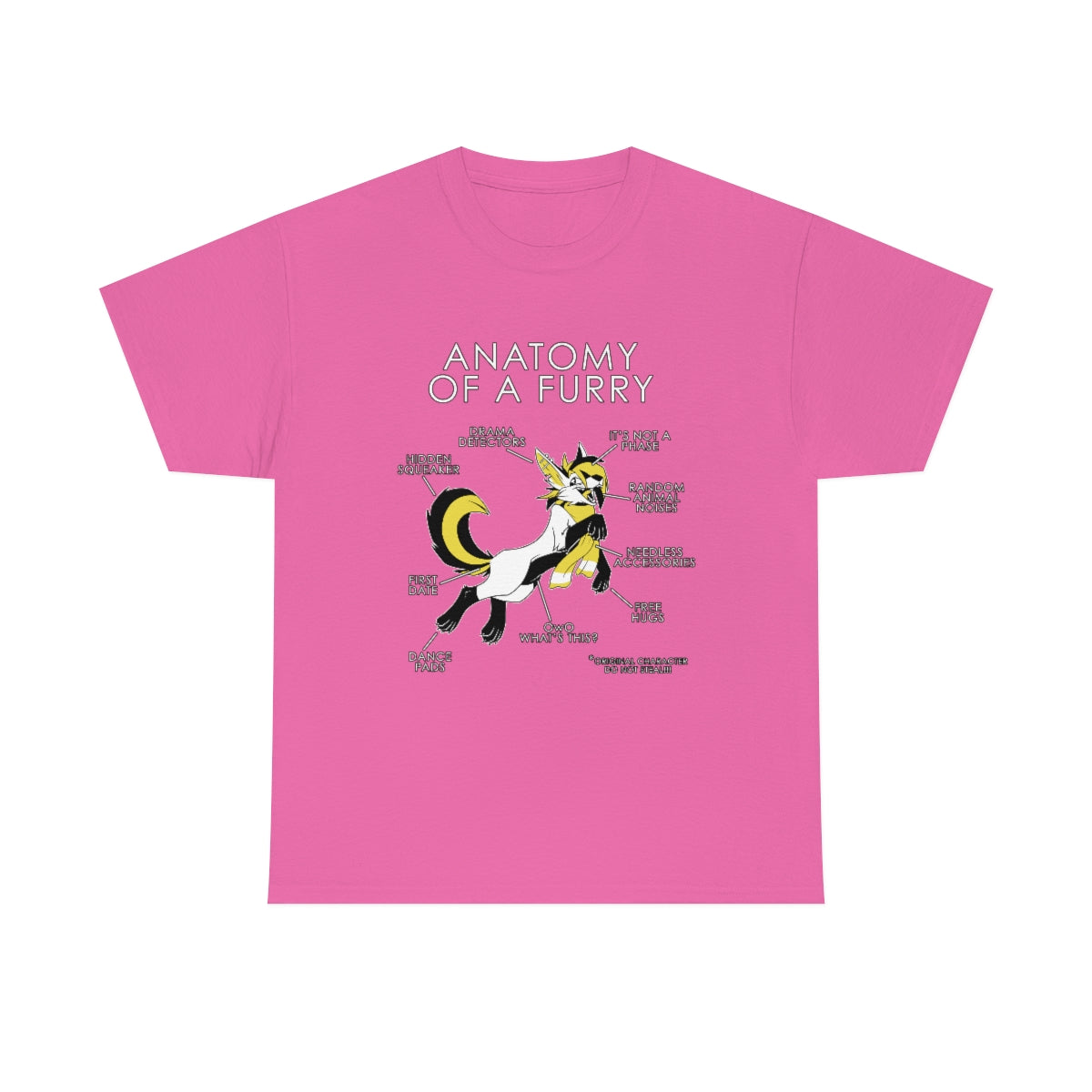 Furry Yellow - T-Shirt T-Shirt Artworktee Pink S 
