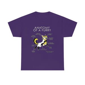 Furry Yellow - T-Shirt T-Shirt Artworktee Purple S 