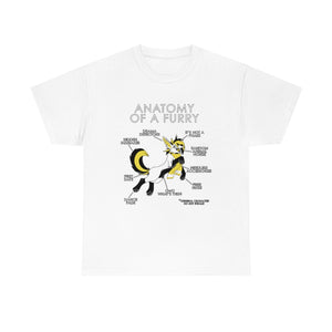 Furry Yellow - T-Shirt T-Shirt Artworktee White S 