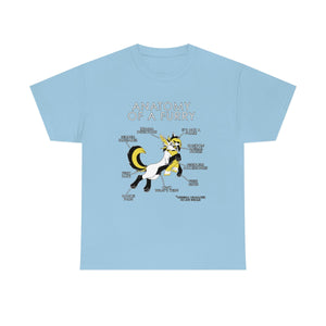 Furry Yellow - T-Shirt T-Shirt Artworktee Light Blue S 