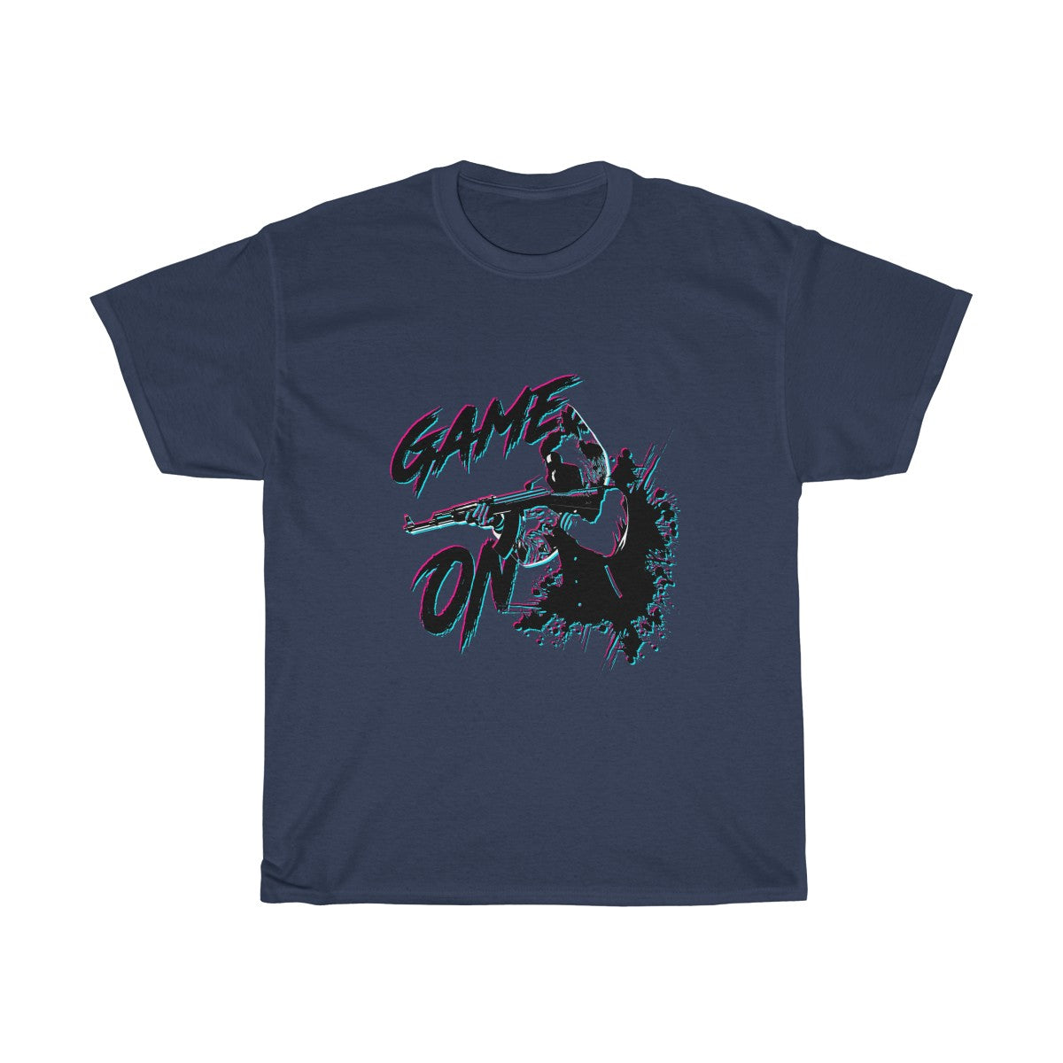 Game On - T-Shirt T-Shirt Corey Coyote Navy Blue S 