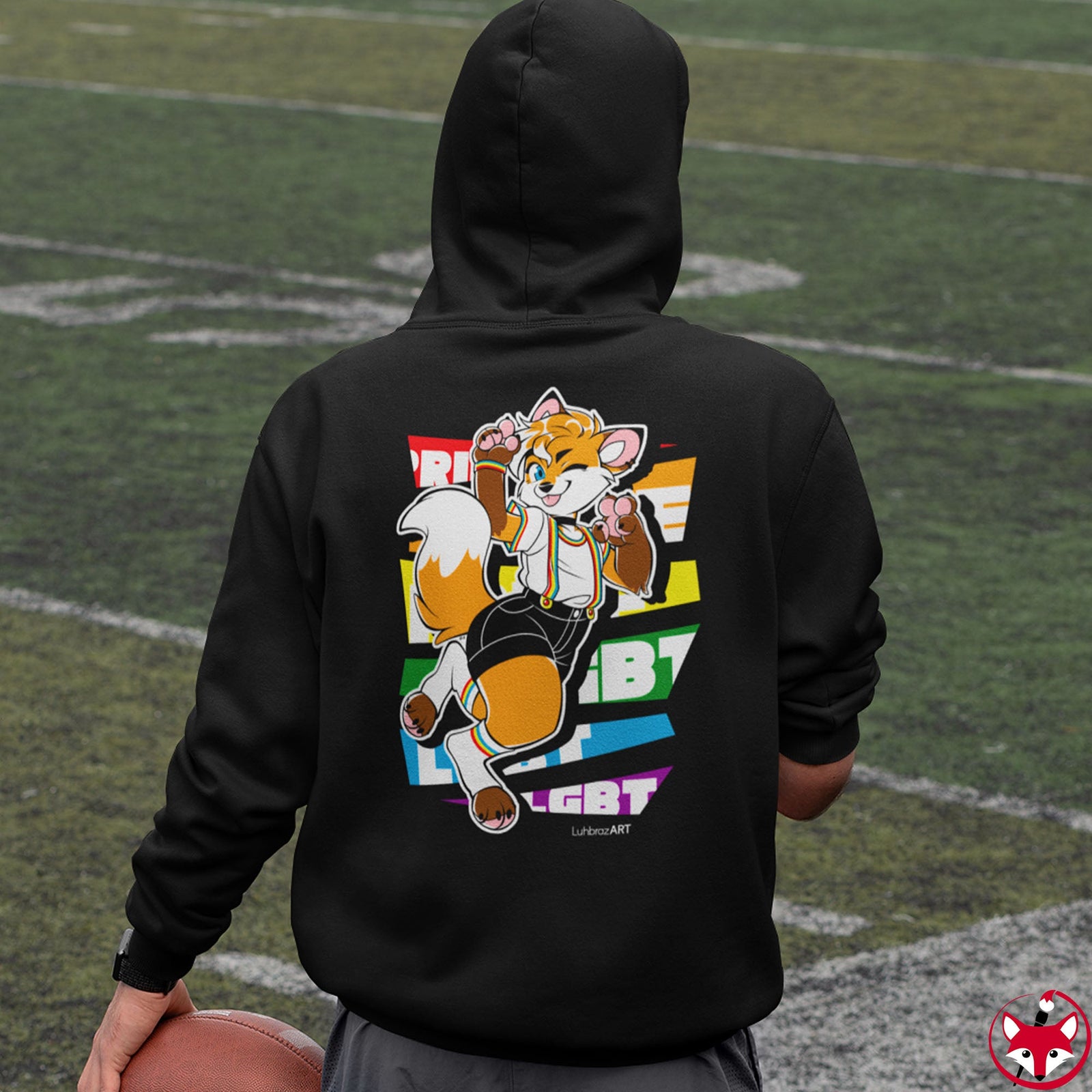 Gay Pride Jessie Fox - Hoodie Hoodie Artworktee 