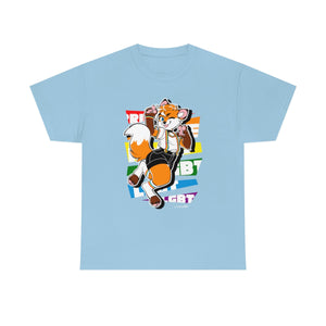 Gay Pride Jessie Fox - T-Shirt T-Shirt Artworktee Light Blue S 