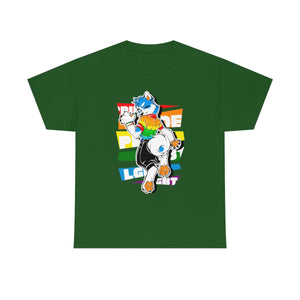 Gay Pride Martin Husky - T-Shirt T-Shirt Artworktee Green S 