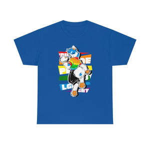 Gay Pride Martin Husky - T-Shirt T-Shirt Artworktee Royal Blue S 