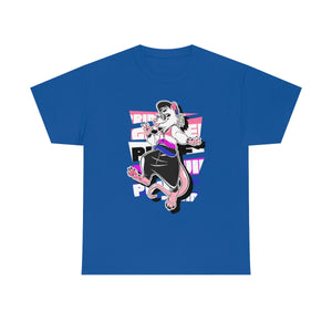 Genderfluid Pride Frankie Opossum - T-Shirt T-Shirt Artworktee Royal Blue S 