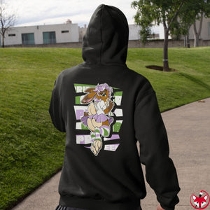 Genderqueer Pride Sky Bunny - Hoodie Hoodie Artworktee 