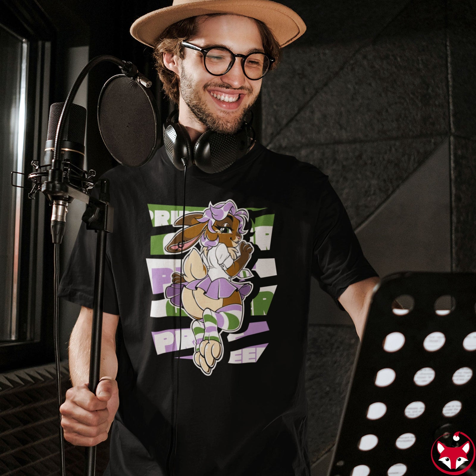 Genderqueer Pride Sky Bunny - T-Shirt T-Shirt Artworktee 