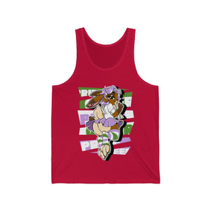 Genderqueer Pride Sky Bunny - Tank Top Tank Top Artworktee Red XS 