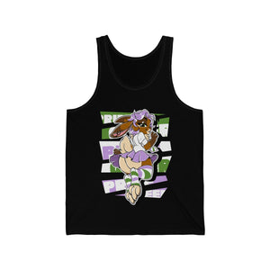 Genderqueer Pride Sky Bunny - Tank Top Tank Top Artworktee Black XS 