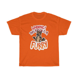 German Shepherd- T-Shirt T-Shirt Sammy The Tanuki Orange S 