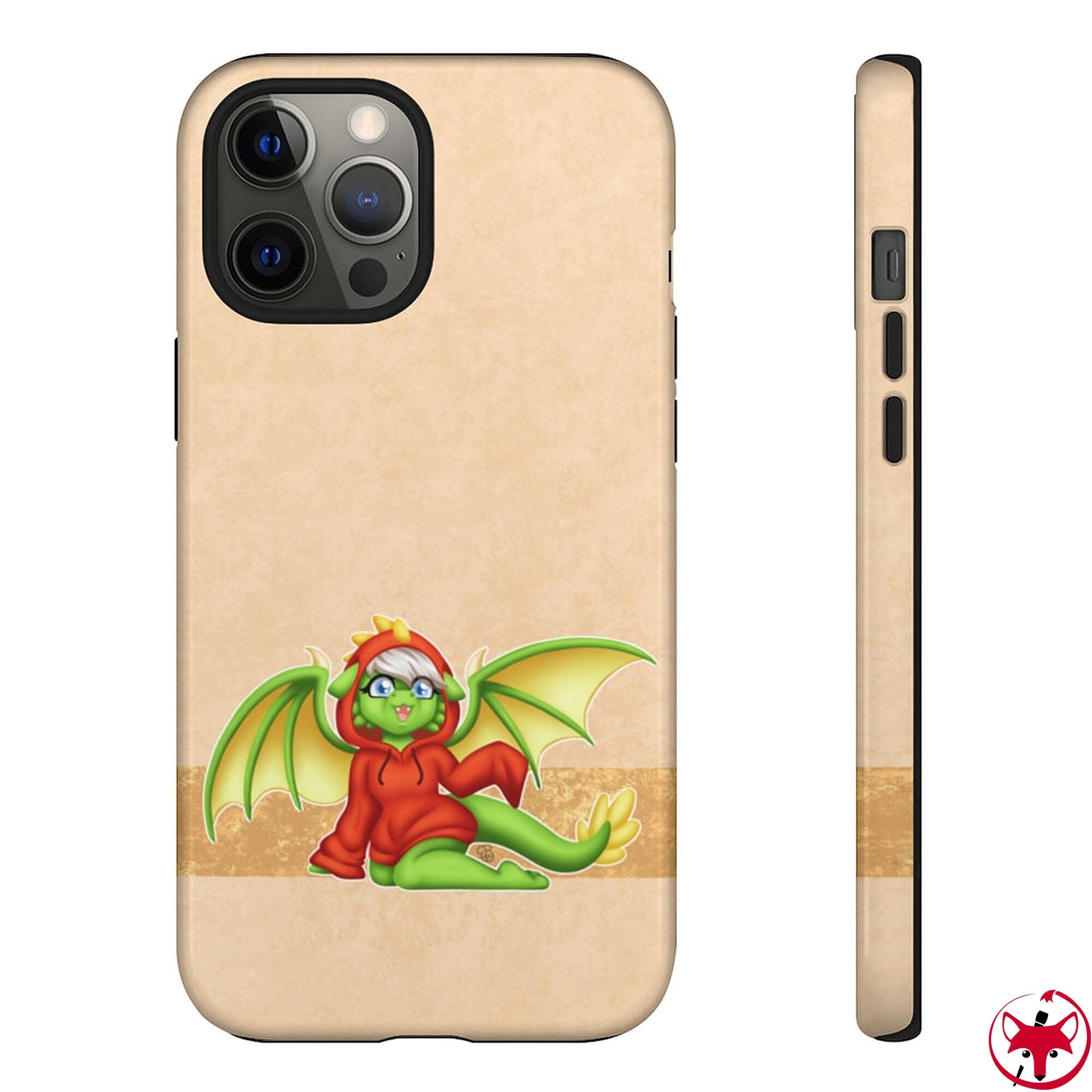 Green Hoodie Dragon by Sabrina Bolivar Phone Case Artworktee 