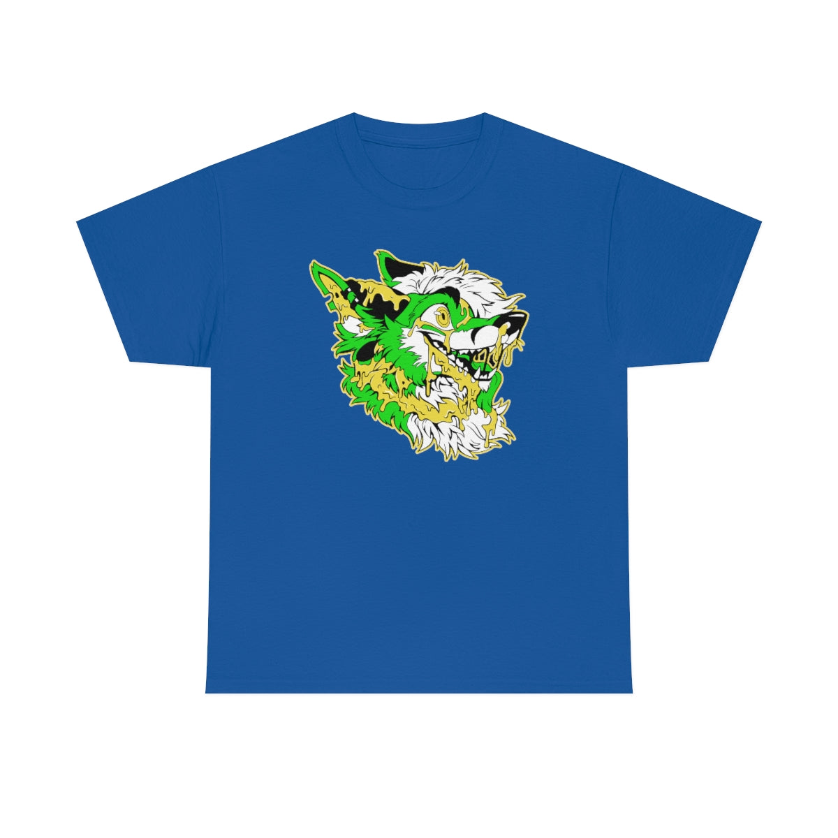 Green and Yellow - T-Shirt T-Shirt Artworktee Royal Blue S 