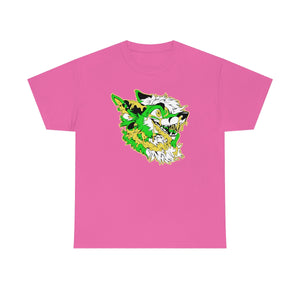 Green and Yellow - T-Shirt T-Shirt Artworktee Pink S 